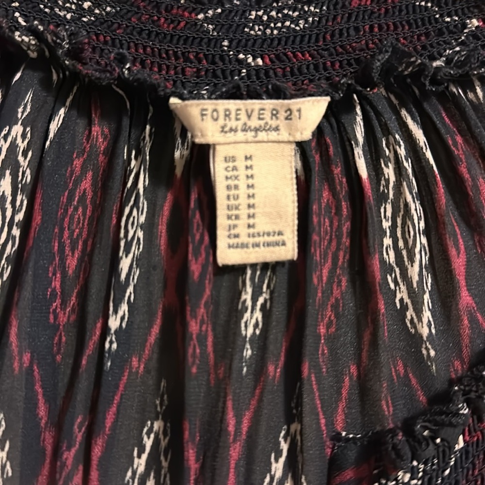 Forever 21- Patterned Dress - Picture 7 of 8